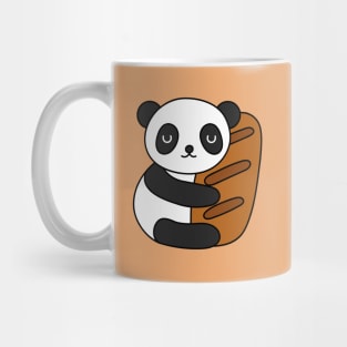 Panda Holding A Loaf Of Bread Mug